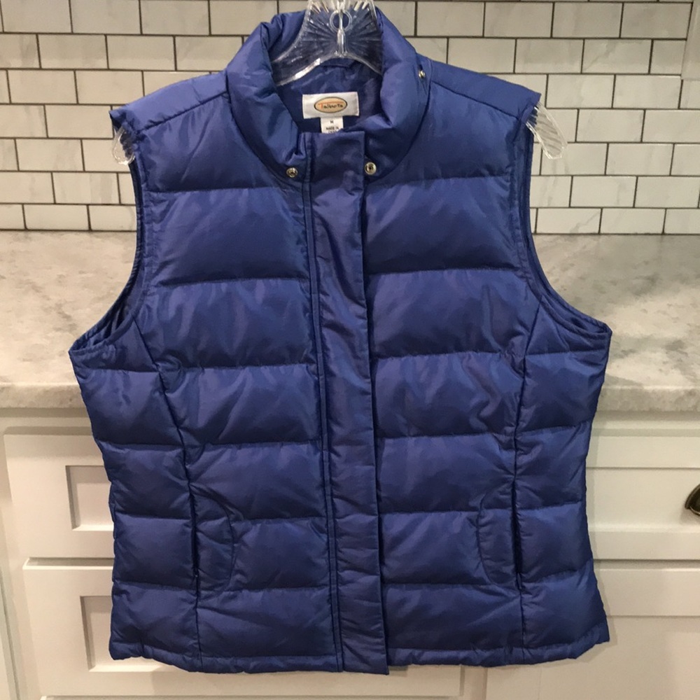 Talbots Blue Puffer Vest